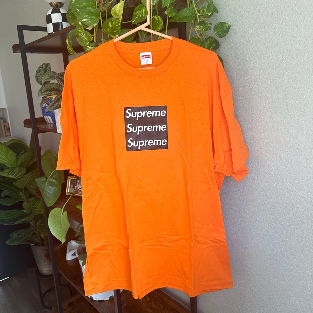 Supreme x Asspizza Triple Box Logo 2021 Tee LA Exclusive